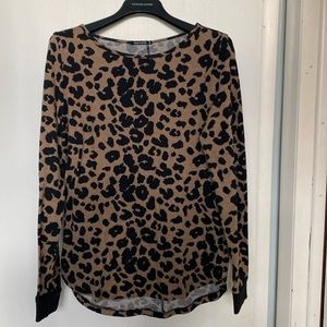 Cheetah print sweater